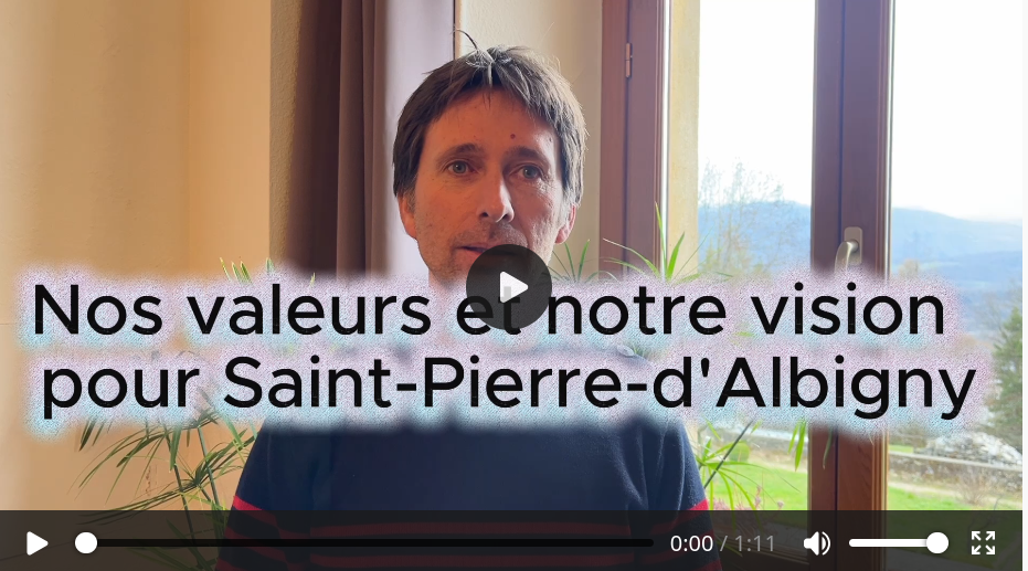 Des vidéos pour présenter notre programme et notre vision